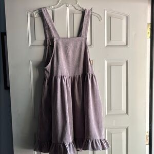 Listicle Purple Ruffle Hem Dress - size XS